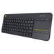 Клавиатура Logitech Wireless K400 Plus DARK 920-007147