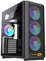 ATX без БЖ Корпус GameMax F46 BK Tempered Glass,Mesh,USB F46 BK Black