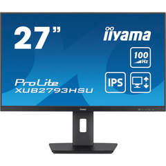 Монiтор IIYAMA 27" ProLite XUB2793HSU-B6 16:9,IPS,1920х1080,1мс (MPRT),100 Гц, FreeSync, 1xHDMI/1xDP/2xUSB 2.0, SP XUB2793HSU-B6