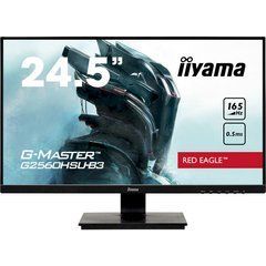 Монiтор IIYAMA 24.5" G-Master G2560HSU 16:9/TN/FHD 0.5 mc,165 Гц, FreeSync Premium, 1xHDMI 2.0, 1xDP 1.3, 2xUSB 2.0, SP G2560HSU-B3