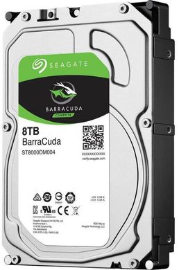 8Tb Жорсткий диск Seagate BarraCuda 3.5" SATA 3.0 5400 256MB ST8000DM004