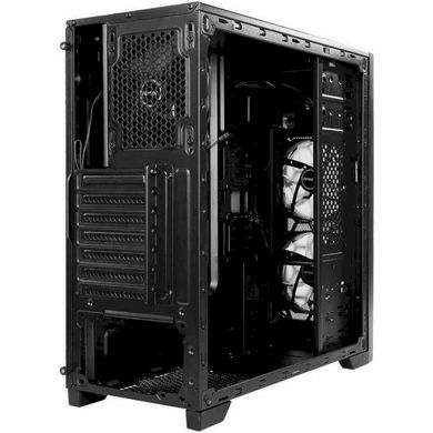 ATX без БЖ Корпус Antec GX202,Gaming, MidT, 2xUSB3.0,2x120мм LED white+1x120мм, акрил(бічна панель),без БЖ,чорний 0-761345-80015-0