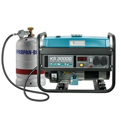 Генератор газобензиновий Konner&Sohnen KS 3000G, 230В, 3.0кВт, ручний стартер, 45.4кг KS3000G