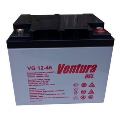 12V 45Ah Акумуляторна батарея Ventura гелева VG 12-45 Gel габариты (198x166x171) 13,5кг VG 12-45