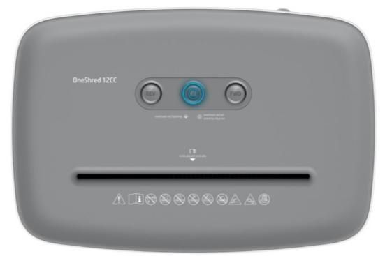 Знищувач документів (Шредер) HP OneShred 12CC, A4, 80g х 12 листів, 4*35, 23 л