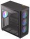 ATX без БЖ Корпус GameMax F46 BK Tempered Glass,Mesh,USB F46 BK Black