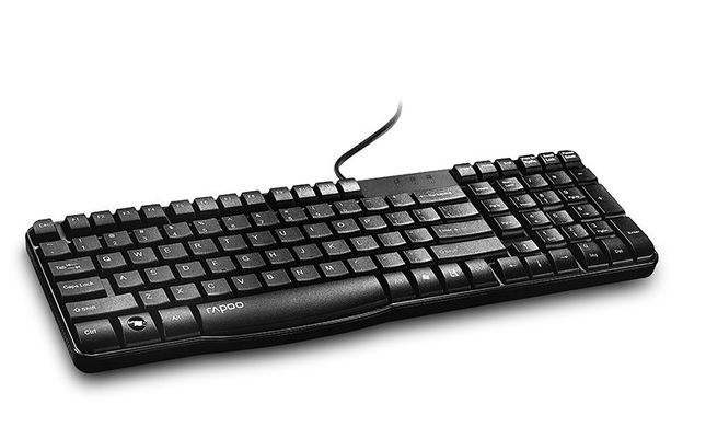 Клавиатура проводная Rapoo N2400 Black USB