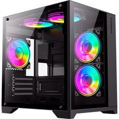 mATX без БЖ Корпус GAMEMAX Infinity Mini Black USB2.0x2, USB3.0x1