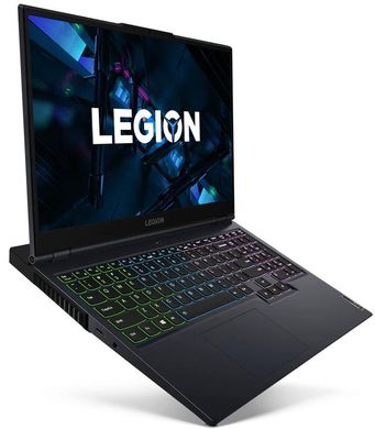 Ноутбук Lenovo Legion5 15ITH6H 15.6FM/i5-11400H/16/512/RTX 3060 6GB/DOS/BL/Phantom Blue 82JH00LRRA