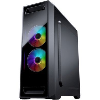 ATX без БЖ Корпус геймерський Cougar MX350 RGB 2*3.5"+2*2.5", 2*120 RGB Fans, стеклянное окно MX350 RGB