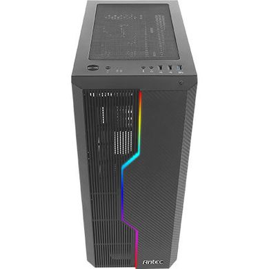 ATX без БЖ Корпус Antec NX230 Gaming, MidT, 2xUSB2.0, 1xUSB3.0, 1x120мм, акрил(бічна панель),без БЖ,чорний 0-761345-81023-4