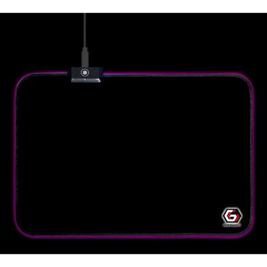 Килимок для мишi Gembird игровой (250 x 350 мм.) толщ. 4мм, со светодиодной подсветкой, размер М, черный MP-GAMELED-M