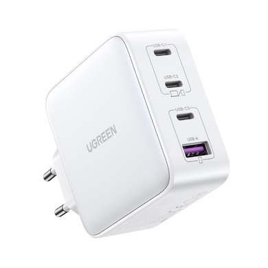 Мережевий зарядний пристрій UGREEN CD226 100W Wall Charger White USB-A+3*USB-C PPS/PD3.0/QC4.0+ 15337