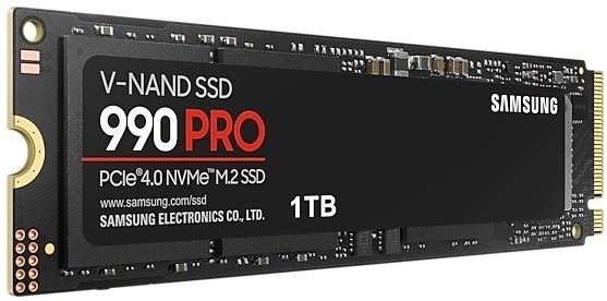 1TB Samsung Твердотільний накопичувач SSD M.2 990 PRO PCIe 4.0 M.2 ( NVMe) MZ-V9P1T0BW
