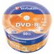 DVD-R Диск Verbatim AZO 4.7GB 16X MATT SILVER WRAP ( Без шпинделя-50 шт) 43788