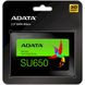 512GB ADATA Твердотельный накопитель SSD SATA 2.5" SU650 TLC ASU650SS-512GT-R