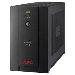 950VA ИБП APC Back-UPS BX950UI (тип Line-Interactive;950ВА /480 Вт;6 розеток IEC320 c батарейным питанием :вес:8 кг) BX950UI