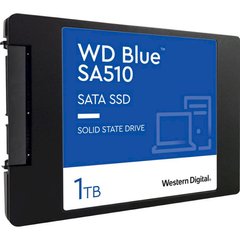 1TB WD Твердотельный накопитель SSD 2.5" BLUE SA510 SATA WDS100T3B0A