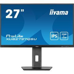 Монiтор IIYAMA 27" XUB2797QSU-B2 IPS,2560х1440,1мс,16:9,100 Гц,1xHDMI/1xDP/2xUSB 3.0 XUB2797QSU-B2