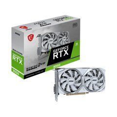 Відеокарта MSI GeForce RTX 3050 8GB GDDR6 VENTUS 2X XS WHITE OC білий 912-V809-4401