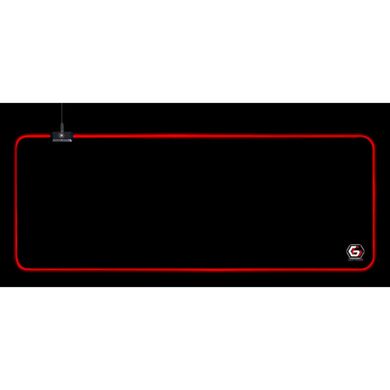 Килимок для мишi Gembird игровой (300 x 800 мм.) толщ. 4мм, со светодиодной подсветкой, размер L, черный MP-GAMELED-L