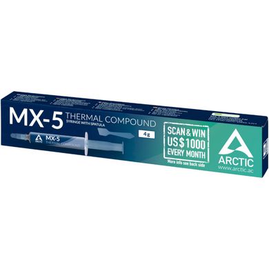 Термопаста ARCTIC MX-5, 4г, со шпателем ACTCP00046A