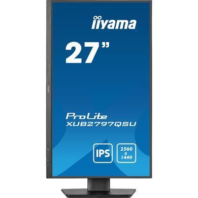 Монiтор IIYAMA 27" XUB2797QSU-B2 IPS,2560х1440,1мс,16:9,100 Гц,1xHDMI/1xDP/2xUSB 3.0 XUB2797QSU-B2