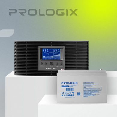 Комплект резервного живлення Prologix 1200 (PLP1200XL) + АКБ PL12-100GEL