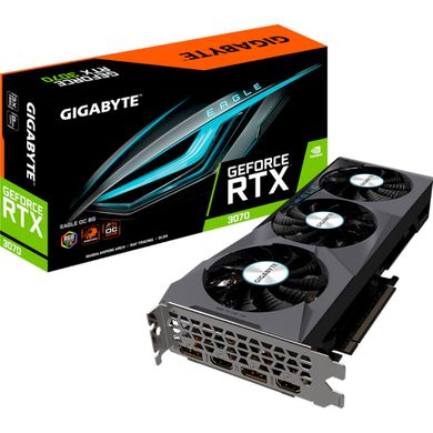 Відеокарта Gigabyte GeForce RTX3070 EAGLE OC 8GB DDR6 256Bit Memory: 14000MHz GV-N3070EAGLE OC-8GD