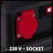 Генератор бензиновий Einhell TC-PG 10/E5, 230В (1 фаза), 0.68/0.8кВт, ручний стартер, AVR, 18.8кг 4152535