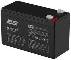Акумуляторна батарея 2E GS, 12В, 9А&bull;год, AGM 2E-GS12-9