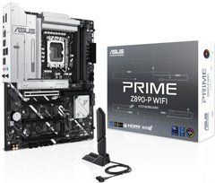 Материнcька плата ASUS PRIME Z890-P WIFI s1851 Z890 4xDDR5 M.2 HDMI DP Wi-Fi ATX 90MB1I70-M0EAY0