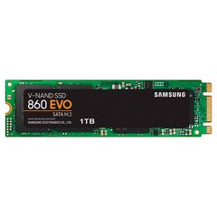 1TB Samsung Твердотельный накопитель SSD M.2 860 EVO SATA V-NAND 3bit MLC MZ-N6E1T0BW