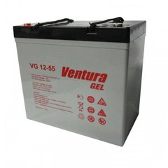 12V 55Ah Акумуляторна батарея Ventura гелева VG 12-55 Gel габариты (230x169x215) 24,2кг VG 12-55