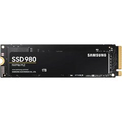 1TB Samsung Твердотельный накопитель SSD M.2 980 Evo PCIE Gen 3.0 NVME PCIEx4, 3500/3000 MB/s MZ-V8V1T0BW