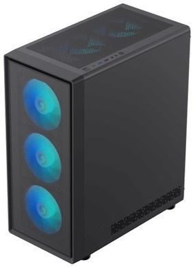 ATX без БЖ Корпус GAMEMAX Storm 2 AB загартоване скло ,1*usb 3.0+1*usb 2.0, 6 FAN Storm 2 AB Black