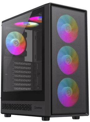 ATX без БЖ Корпус GAMEMAX Storm 2 AB загартоване скло ,1*usb 3.0+1*usb 2.0, 6 FAN Storm 2 AB Black