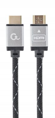 HDMI 1.5м Cablexpert Кабель у блістері HDMI V.2.0, 4К 60 Гц, позолочені конектори, нейлонове обплетення CCB-HDMIL-1.5M