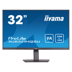 Монiтор IIYAMA 31.5" ProLite XUB3294QSU-B1 16:9,VA,2560х1440,4мс,75 Гц,1xHDMI/1xDP/2xUSB3.0, SP 2x2W, HAS XUB3294QSU-B1