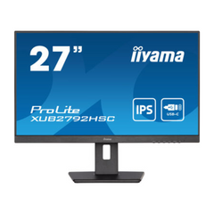 Монiтор IIYAMA 27" ProLite XUB2792HSC-B5 16:9,IPS,1920х1080, 4мс,75 Гц, 1xHDMI/1xDP/1xUSB TypeC (до 65 Вт)/2xUSB3.2, SP2 XUB2792HSC-B5