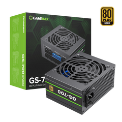 700W Блок живлення для ПК GameMax GS-700 Black 80+Gold SFX ,fan 120mm, fully modular OPP/OVP/UVP/OCP/OTP/SCP