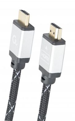 HDMI 1.5м Cablexpert Кабель у блістері HDMI V.2.0, 4К 60 Гц, позолочені конектори, нейлонове обплетення CCB-HDMIL-1.5M