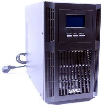 2000VA Джерело безперебійного живлення SVC PT-2KF-LCD 2000VА/2000W On-Line (під зовнішню батарею 72V) PT-2KF-LCD