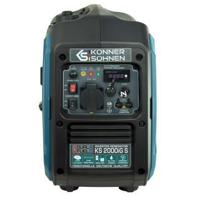 Генератор газобензиновий інверторний Konner&Sohnen KS 2000iG S, 230В, 2.0кВт, ручний стартер, 19кг KS2000IGS
