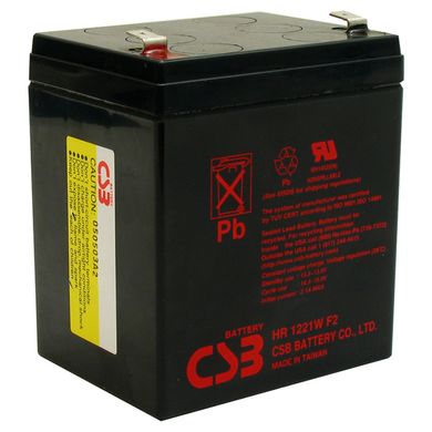 12V 5Ah Аккумулятор для ИБП CSB HR1221W (90 х 70 х 102мм) 2,0кг HR1221W
