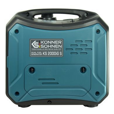 Генератор газобензиновий інверторний Konner&Sohnen KS 2000iG S, 230В, 2.0кВт, ручний стартер, 19кг KS2000IGS