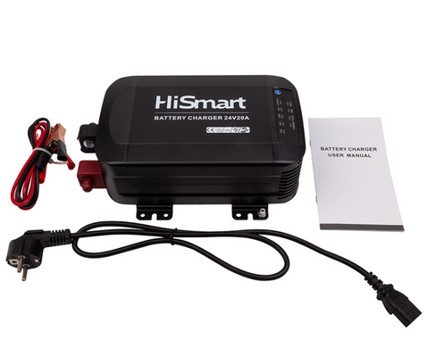 Зарядний пристрій для акумуляторів HiSmart 24V 20A GEL,AGM,LiFePO4 NV822737