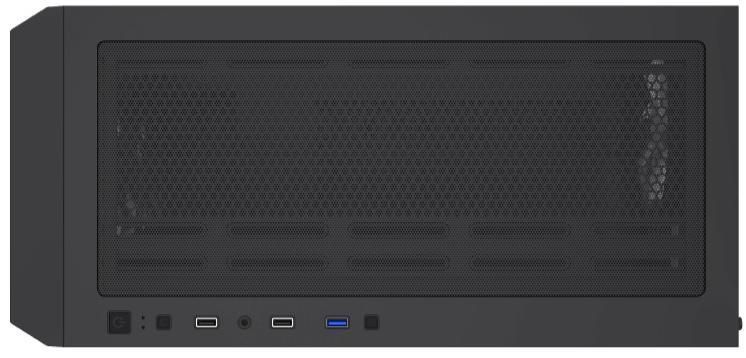 mATX без БЖ Корпус GameMax Defender MB сітка,закалене скло Defender MB Black