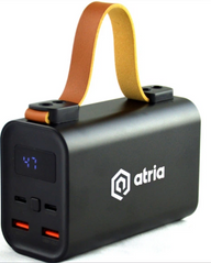 Зовнішній акумулятор (Power Bank) ATRIA 30000mAh 130W USB-C laptop/phone Powerbank WPD-130
