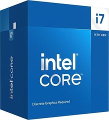 LGA1700 Процесор Intel Core i7-14700F 20C/28T 2.1GHz 33Mb LGA1700 65W w/o graphics Box BX8071514700F